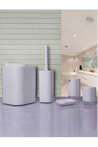 Primanova Klar Beyaz 5li Banyo Seti D-s20600 Beyaz