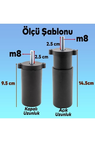 Gizli Mobilya Kanepe Sehpa Tv Ünitesi Koltuk Orta Destek Ayağı Ay