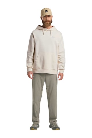 Jack Wolfskın Jack Wolfskin Essential Hoodie Erkek Beyaz Sweatshirt 5127 Beyaz