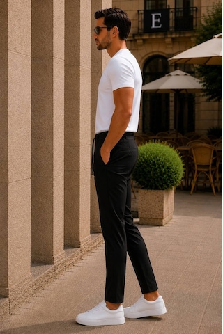 Danger Erkek Premium Poliamid Kumaş Comfort Fit Jogger Siyah Pantolon - 252dngr
