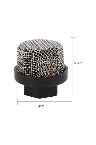 Konesam G3/4 Boya Sprey Makinesi Metal Emme Borusu Filtresi - 390/395/490/495 Modeli Uyumlu, Anti-korozif, Kolay Kurulum