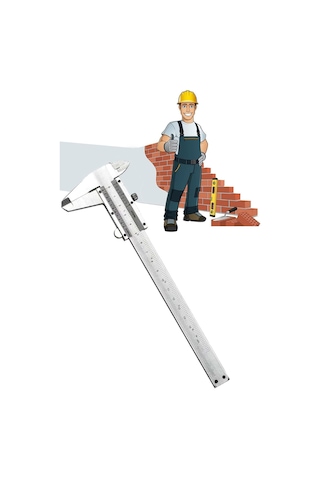 Meşem Kumpas Vernierli Profesyonel Mekanik Kumpas 150 Mm 1410