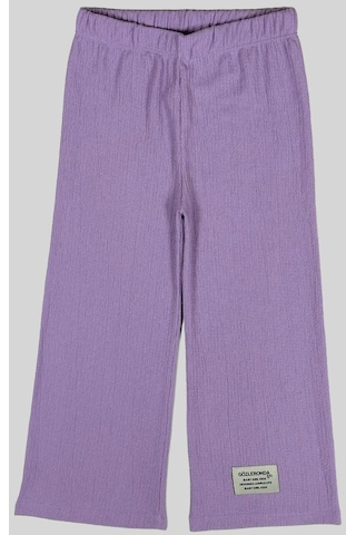 Lila Bürümcük Bol Paça Pantolon 2062-6 Lila