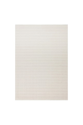 Eko Halı Mono Loop 03 Cream Beige Sisal Görünümlü Bukleli Kaymaz Tabanlı Yıkanabilir Halı Krem