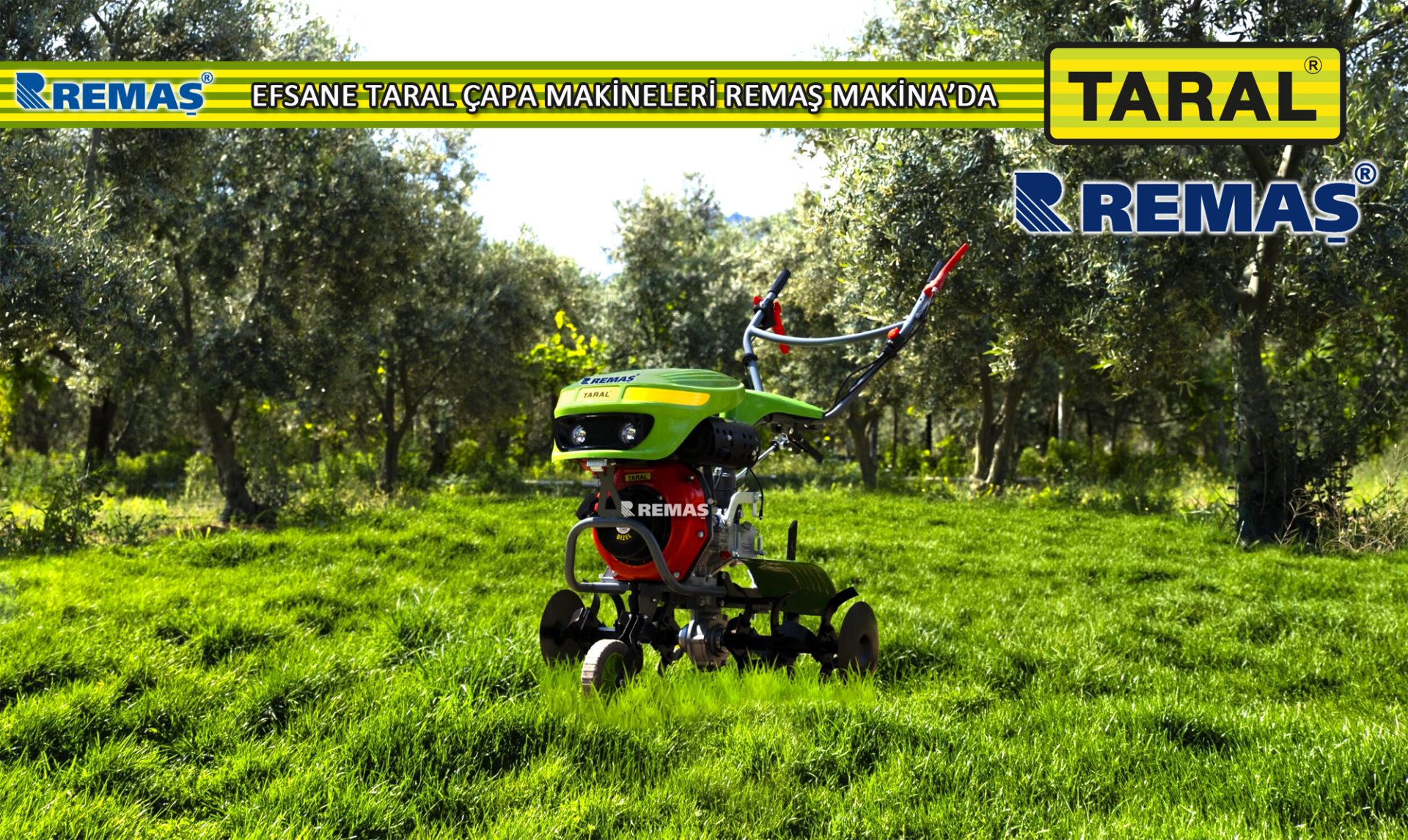Taral 310 M Pmg 178f-fd 7 Hp 3 İleri - 1 Geri Şanzımanlı Dizel Çapa Makinası