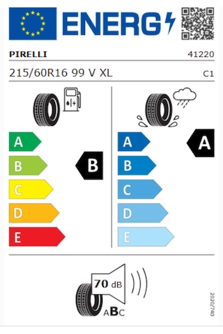 Pirelli Cinturato P7 P7c2 215/60r16 99v Xl Oto Yaz Lastiği Üretim Yılı: 2025 2025