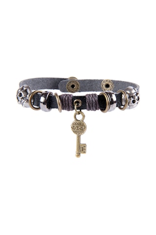 Tblk02316 Anahtar Figür Unisex Deri Bileklik 2291-2342 Çok Renkli
