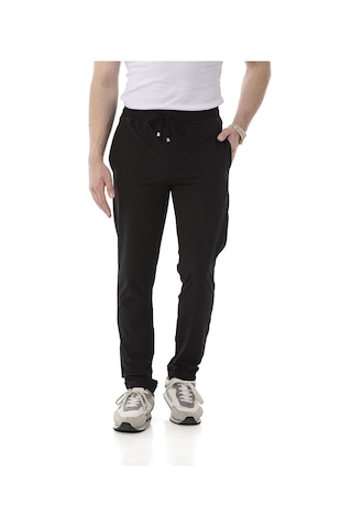 Monox Erkek Slim Fit Likralı Jogger Pantolon Siyah