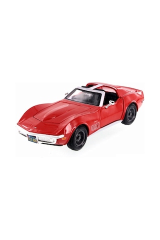 Maisto 1970 Corvette Kırmızı 1 24 Model Araç