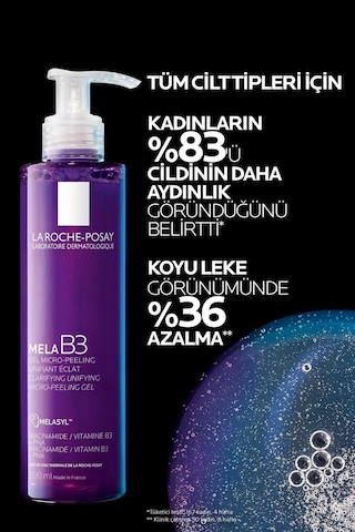 La Roche Posay Mela B3 Koyu Leke Karşıtı Temizleme Jeli 200 ML + Mela B3 Leke Karşıtı Serum 30 ML