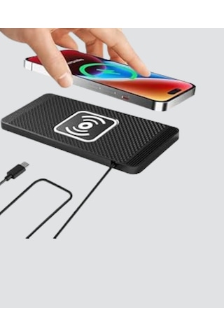 Manyetik Şarj Pedi 7.5w 10w 15w Hızlı Şarj Kaymaz Tabanlı Diğer
