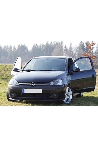 Opel Corsa C Uyumlu Çupra Ön Tampon Lipi Cupra Lip 3 Parça