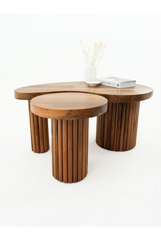 Çubuk Ayak Lara Model 2'li Yan Sehpa