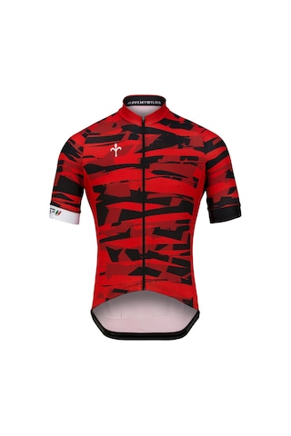 Wilier Triestina Vibes 2.0 Kırmızı Bisiklet Forması - M Siyah