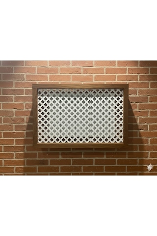 Modern Dekoratif Duvara Asılabilir Mdf Sigorta Ve Modem-wifi Saklama Kutusu 30x40 Cm Derinlik 10cm Ahşap
