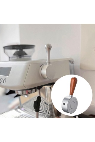 Homyl Espresso Makinesi Buhar Kolu Sağlam Anahtarı Düğmesi Gümüş