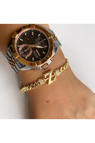 Simurg Jewellery Gümüş Z Harfli Bileklik