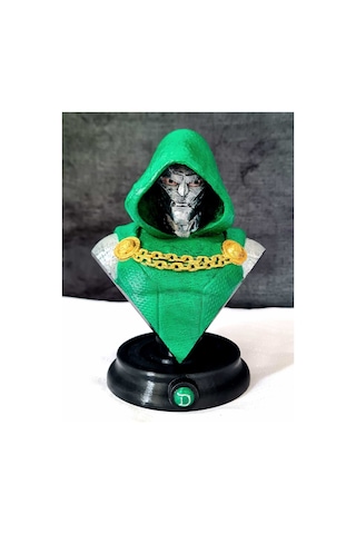 3d Dr Doom Büst Figür / Marvel Comics / Avengers -15 Cm / Dr Doom/fanart