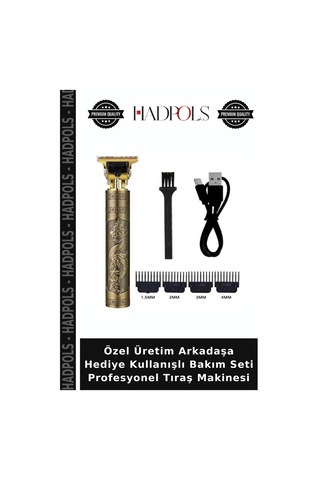 Özel Üretim Arkadaşa Hediye Kullanışlı Bakım Seti Profesyonel Tıraş Makinesi