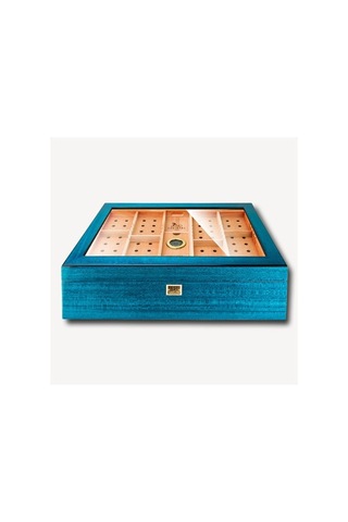 Lubinski Limited Edt. İspanyol Sedir Mavi Humidor Lb-030