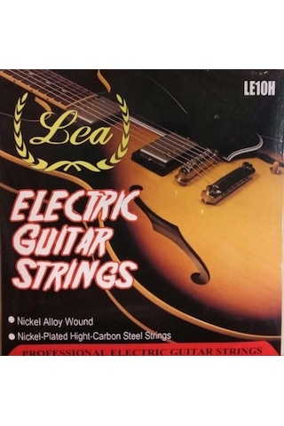 Lea Le10H Tam Set Elektro Gitar Teli Vakumlu Paket Tam Takım