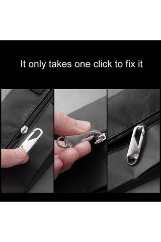 Flybuy 15 Adet Gümüş/altın Çıkarılabilir Zip Kafa, Evrensel Yedek Kafa Aksesuarı, Yüksek Kaliteli Metal, Kolay Montaj, Çamaşır Ve Sweater İçin