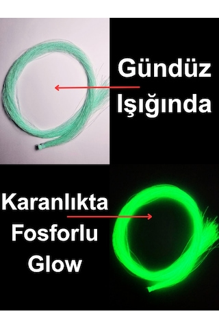 Ea genset Su Yeşili Fosforlu Glow Çapari Simi Jig Malzemesi