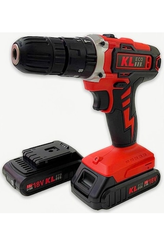 Klpro KLEco KETM1875 18V/1.5 AH Çift Akülü Darbeli Matkap + 750W Avuç Taşlama + 23 Parça Aksesuar Set