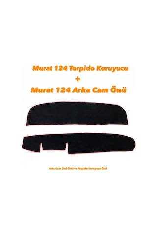 MURAT 124 TORPİDO KORUYUCU VE ARKA CAM ÖNÜ ÖRTÜ(HALI KUMAŞ)