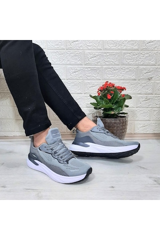 M.p 1603 Gri Renk Rahat Koşu Erkek Spor Ayakkabı 001