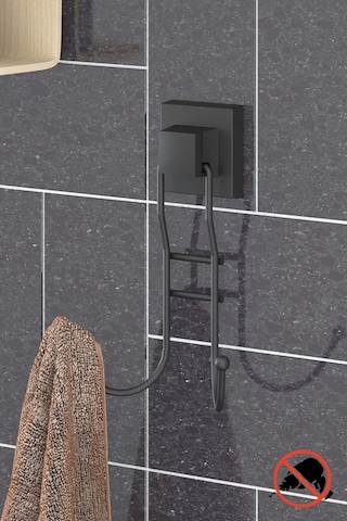 Teknotel Banyo Havlu Askısı Havluluk Askı Mat Siyah Ef236 Siyah