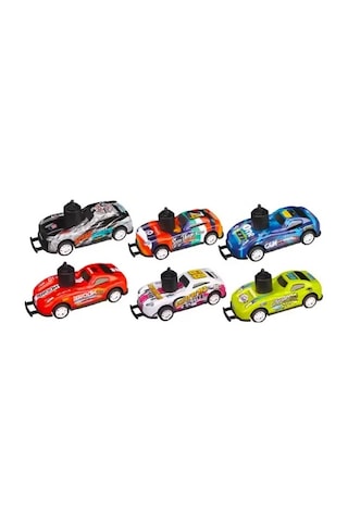 Ctoys 6'lı Uçan Metal Çek - Bırak Yarış Arabaları Kz957-062 Çok Renkli