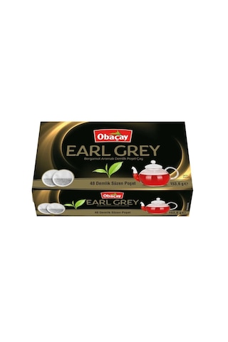 Earl Grey Bergamot Aromalı Demlik Poşet Çay 48x3,2 Gr.