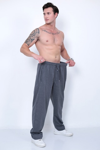 Lukitus Erkek Büyük Beden Eşofman Altı Gri