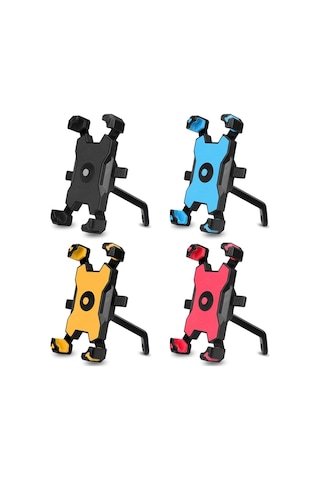 Elektrikli Bisiklet Cep Telefonu Tutucusu Döndürülebilir 360 Dört Yönlü Ayar Braketi 001