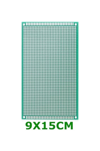 Alkatronik-9X15Cm Proto Pcb Pertenaks Prototip Deney Kartı Delikli Plaket