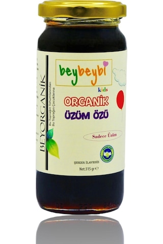 Beyorganik Organik Kids Üzüm Özü %100 Üzüm Soğuk Pres 315 ML