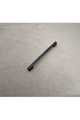Star Mat Siyah Mutfak Dolap Çekmece Köprü Kulpu 160 Mm 192 Mm 16 Cm - 19,2 Cm 2 Adet Siyah Çift De