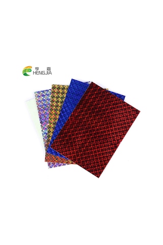 Hengjia Balıkçılık Araçları 5 Adet 7.3 Cm X 10 Cm Holografik Yapışkan Film Flaş Bant Cazibesi Yapma Fly Bağlama 2