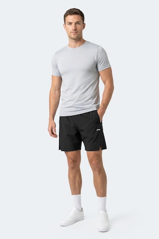 Slazenger Radıant Erkek Cepli Fıtness Siyah Şort Siyah