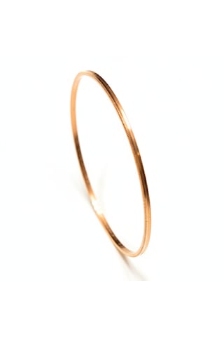 Ajda 925 Ayar Gümüş Bilezik Rose Kaplama Tırtık Rose Gold