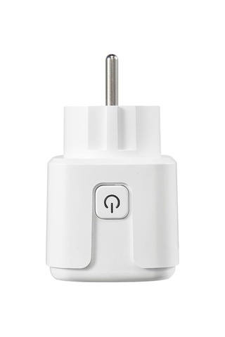 Smart Wifi Soketi, Akıllı Telefon Uygulaması, Alexa Ve Google Asistanı İle Uyumlu, Enerji İzleme, 16 A, 3680 W, Beyaz