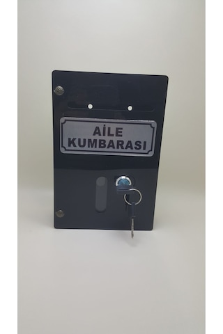 Küçük Boy Pleksi Aile Kumbarası N11.180