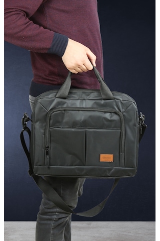 Woys Bags 15.6" 17'' İnç  Siyah Evrak Bilgisayar Notebook Laptop Çantası