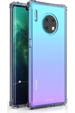 Blogy Mate 30 Pro İle Uyumlu Crystal Fit Kılıf Crystal Clear