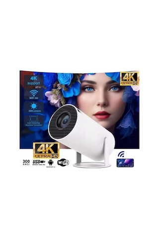 Vdo Hy300 Max 720p Full Hd Projeksiyon Cihazı Uzaktan Bağlantılı Android Sürüm