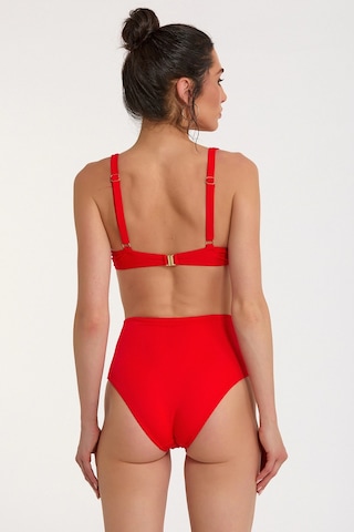 Modadua Argento 1475-3028 Kadın Fiyonklu Bikini Takımı Kırmızı