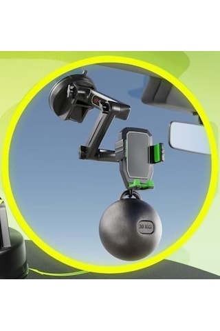 D001 Ağır Vasıta Araçlar İçin Araç Tutucu Kamyon Tır Otobüs Ekskavatör Gibi Büyük Araçlar İçin Büyük Boy Ve Büyük Vakumlu Ergonomik Tasarım Aplus Kalite Memnuniyet  Araç Telefon Tutucu