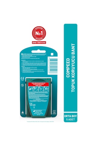 Compeed Topuk Koruyucu Bant Orta Boy 5'li 3 Paket