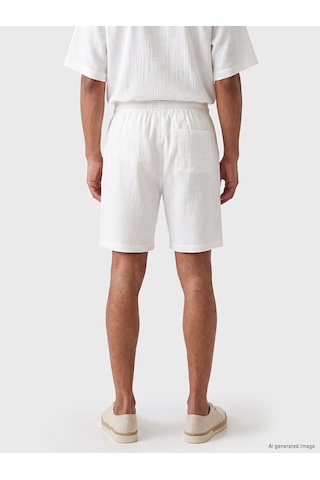 Lcw Vision Ekru Loose Fit Erkek Şort